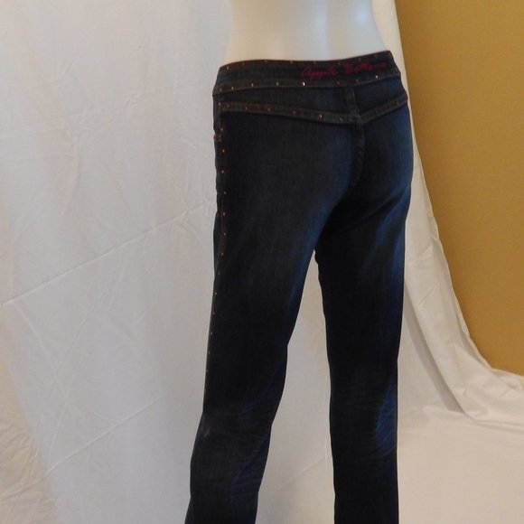 Apple Bottoms SIZE 2  DESIGNER HOT JEWELED JEANS - Picture 8 of 11